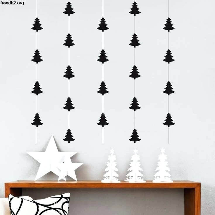 4 christmas wall decor ideas