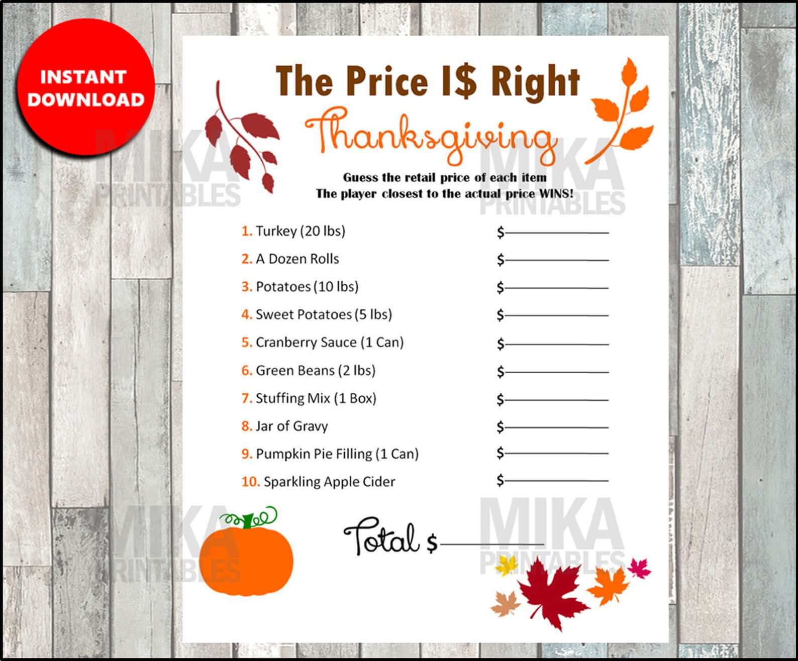 4 thanksgiving party game ideas