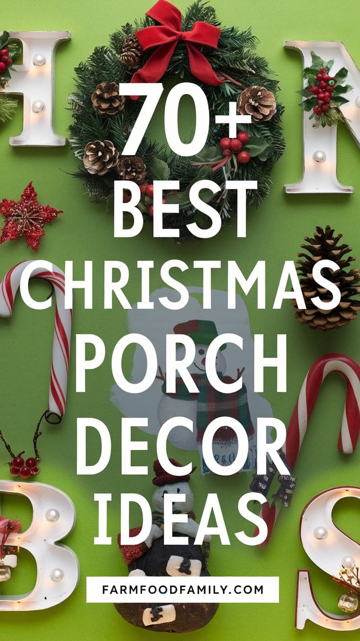 Best Christmas Porch Decor 13