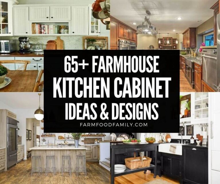 65+ Beautiful Farmhouse Kitchen Cabinet Ideas and Designs (Photos)
