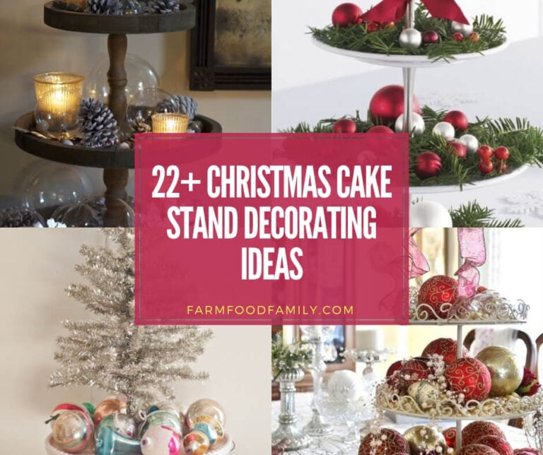 22+ Best Christmas Cake Stand Decorating Ideas