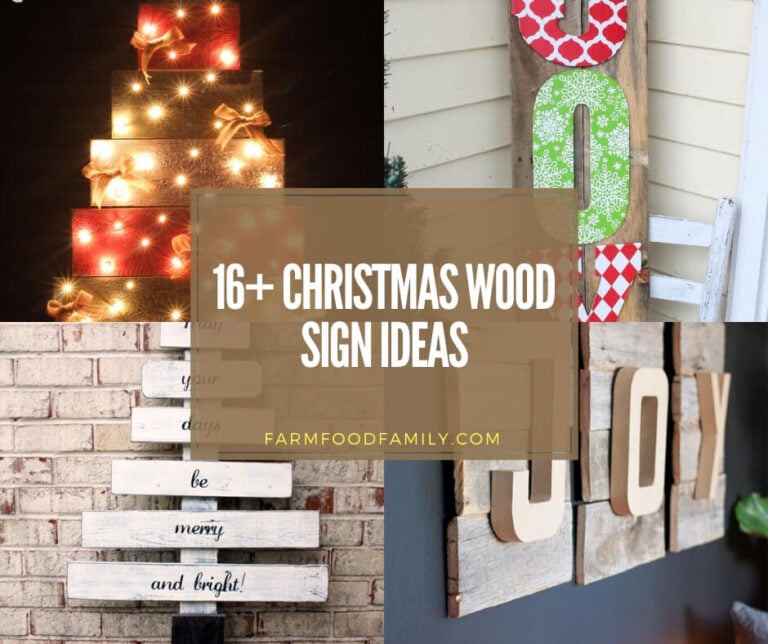 16+ Best Wood Sign Ideas For Christmas Decorating