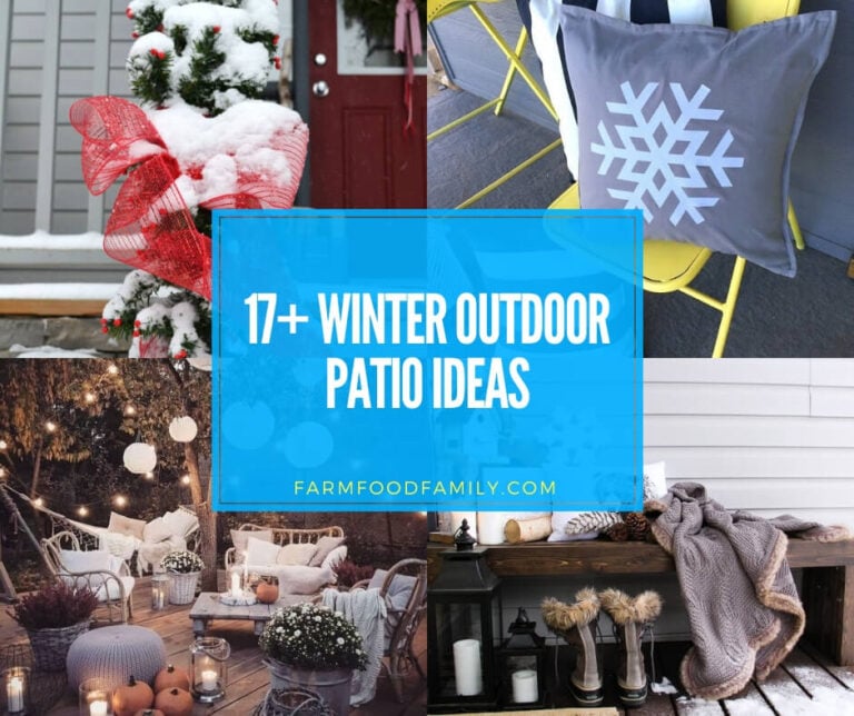 17+ Cozy Winter Outdoor Patio Ideas and Designs