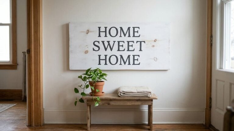 20 Charming DIY Home Sweet Home Sign Ideas (With Wood, Paint, and Finish Tips)