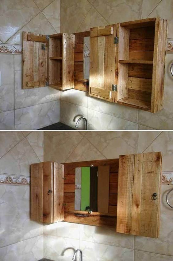12 bathroom pallet projects