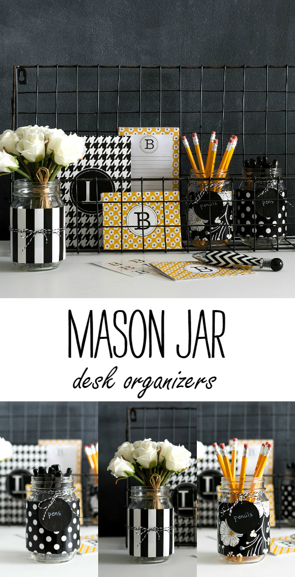 13 mason jar organizer ideas