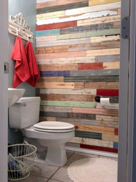 17 bathroom pallet projects