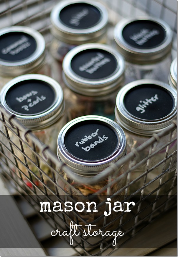 18 mason jar organizer ideas