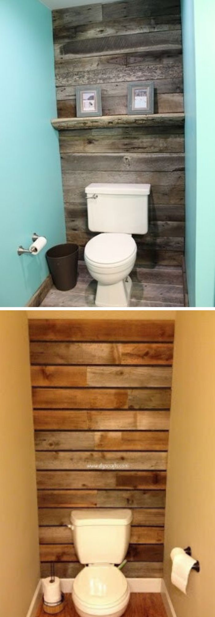 2 bathroom pallet projects