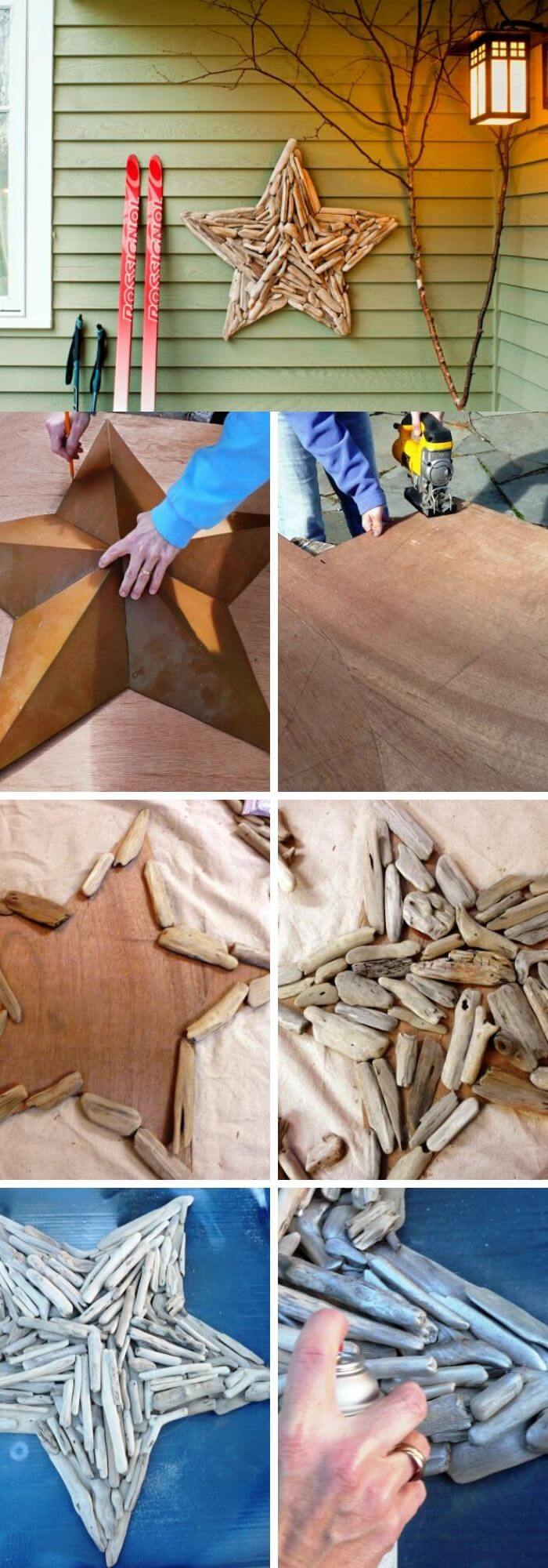 2 driftwood craft projects