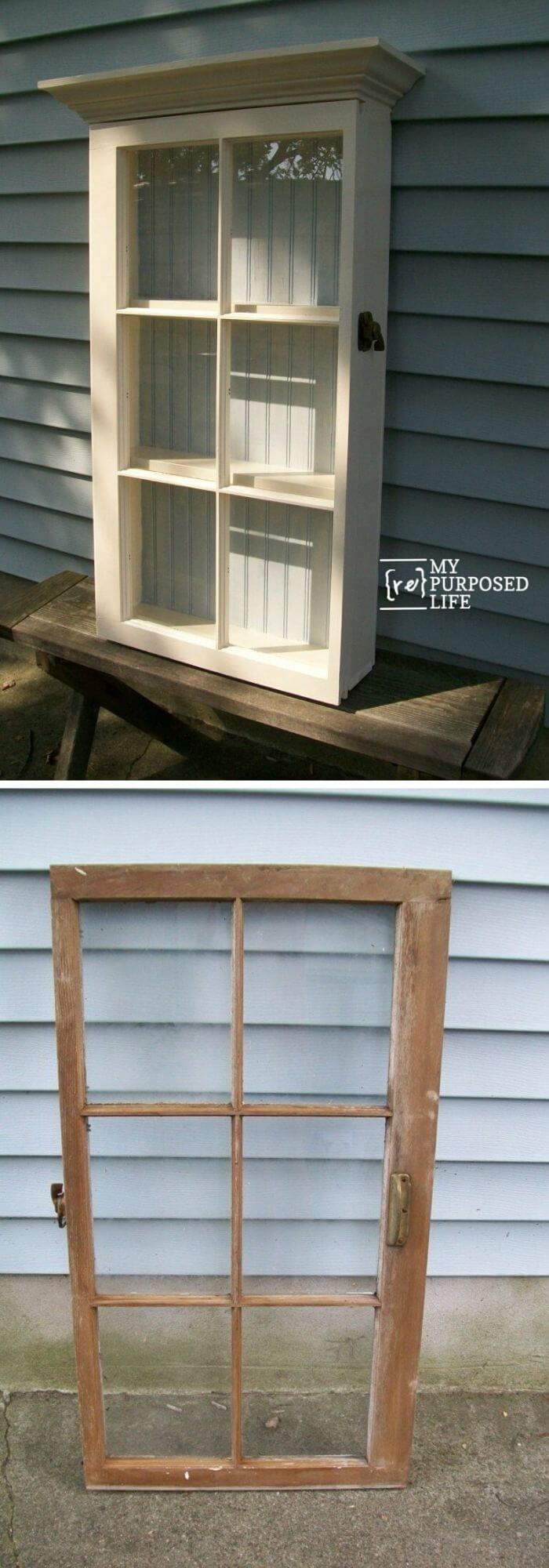 3 repurposed old window ideas