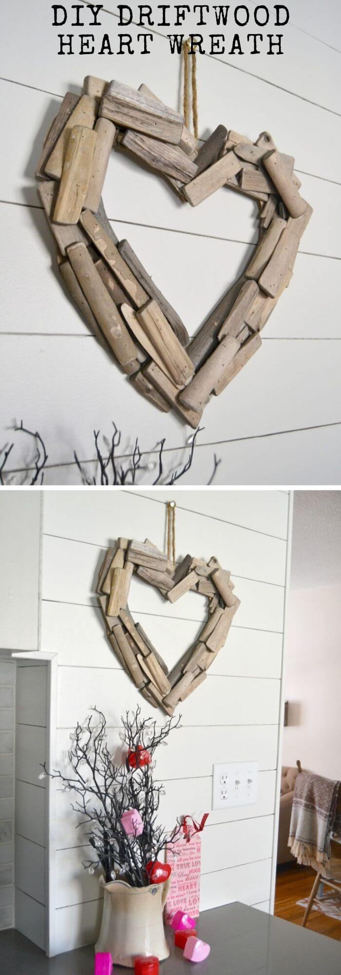 The lovely wood heart projects