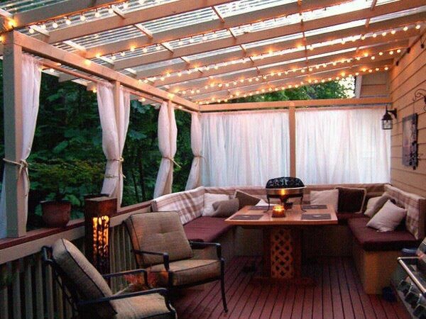 6 overhead deck lighting ideas
