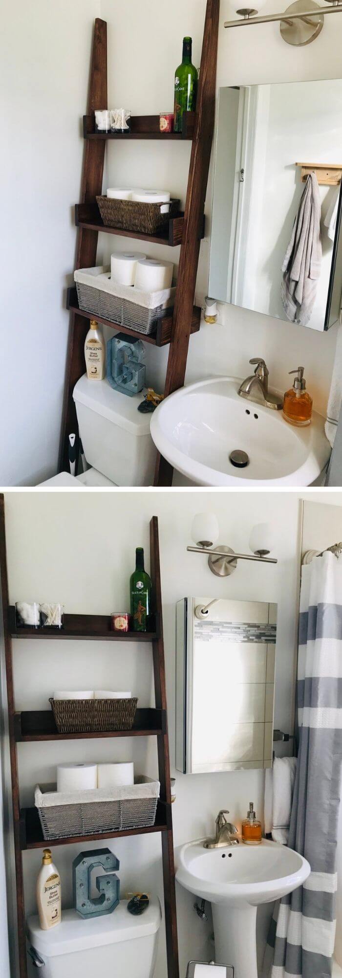 7 bathroom shelf ideas