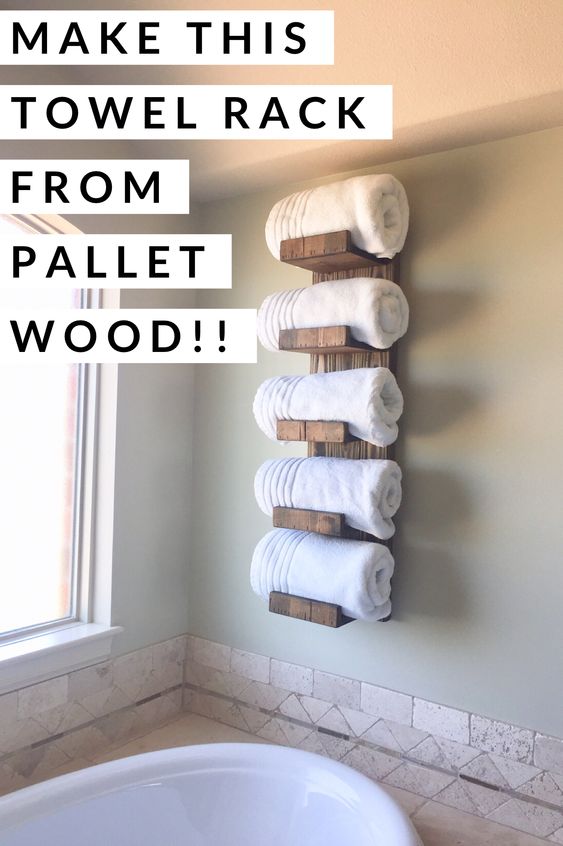 8 bathroom pallet projects