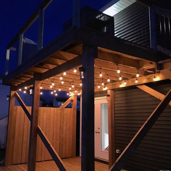 9 covered deck lighting ideas
