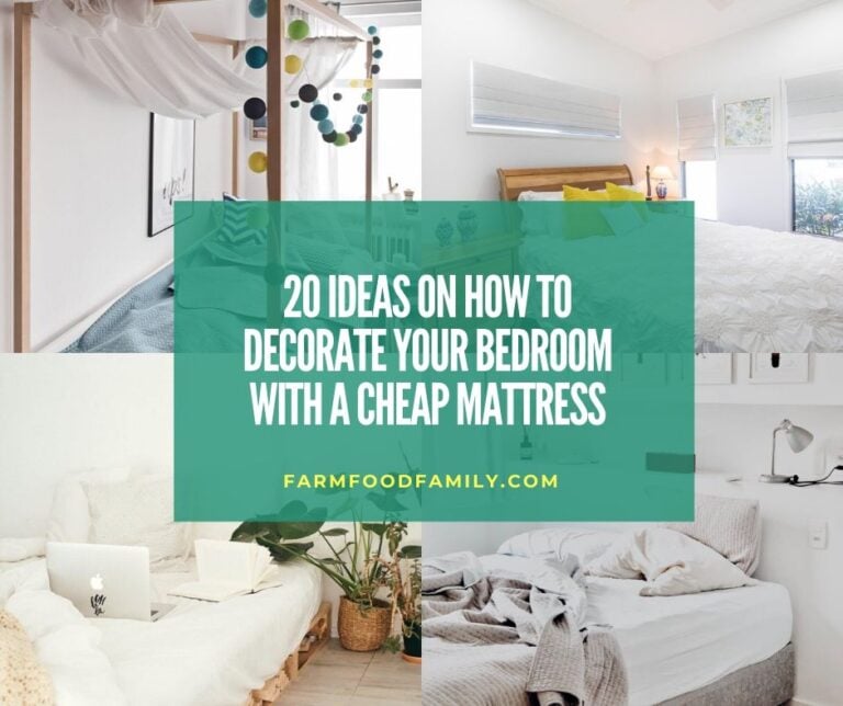 20 Ideas on How to Decorate Your Bedroom with a Cheap Mattress