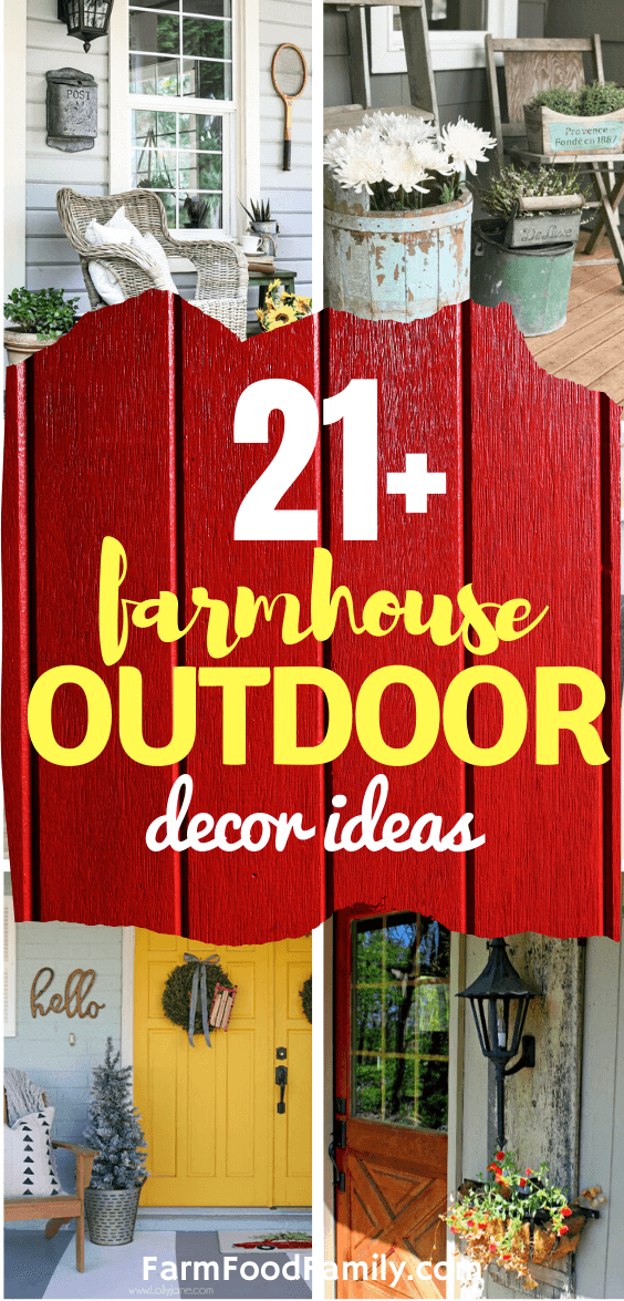 best farmhouse outdoor decor ideas