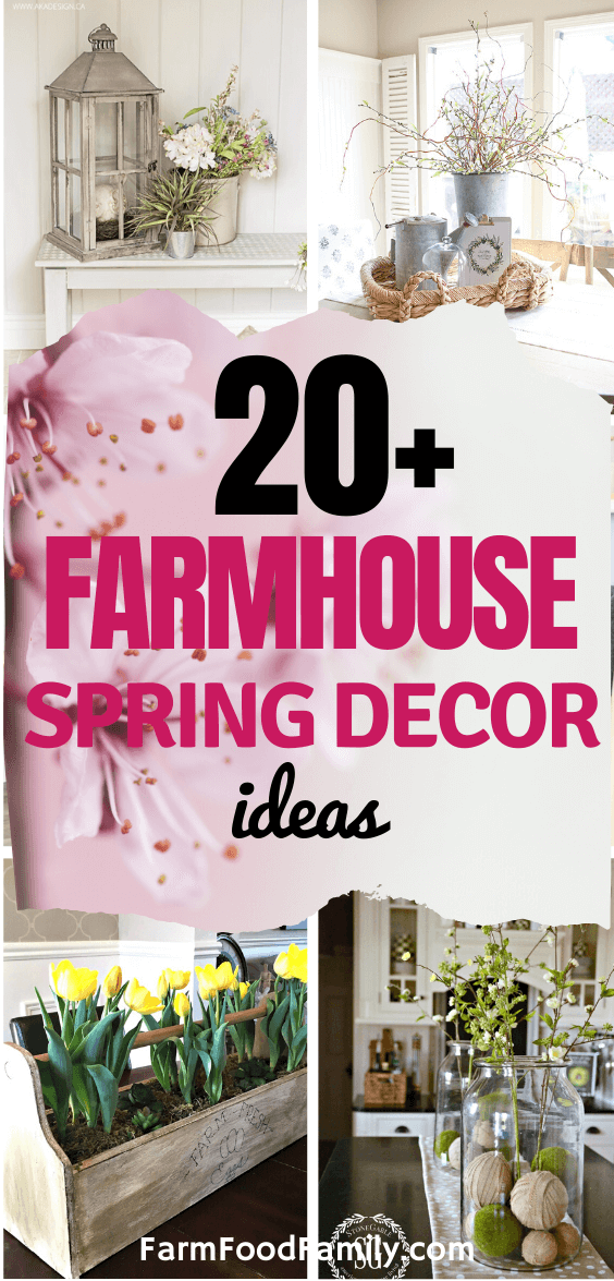 best farmhouse spring decor ideas