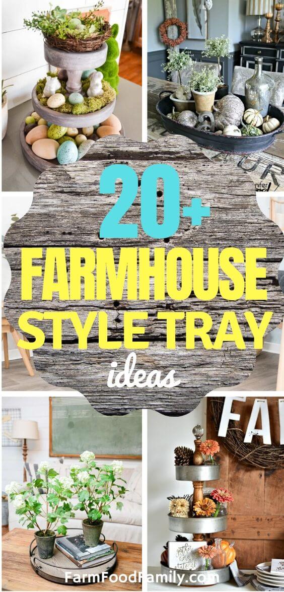 best farmhouse style tray ideas