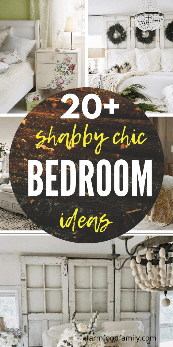20+ Best Shabby Chic Bedroom Decor Ideas & Designs