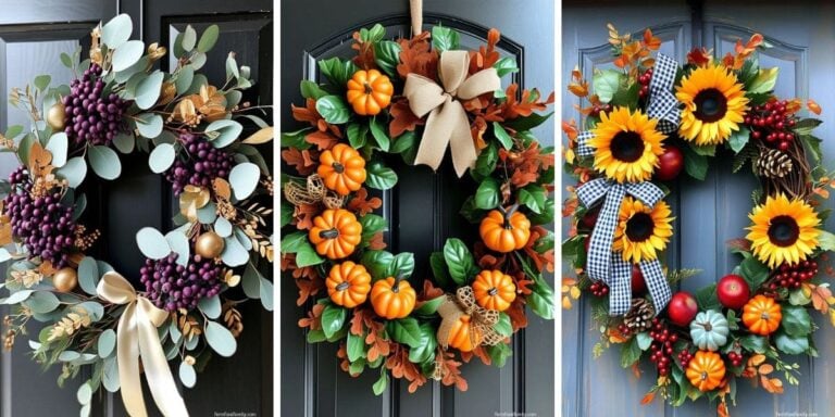 40+ Beautiful Thanksgiving Wreath Ideas for a Festive Touch