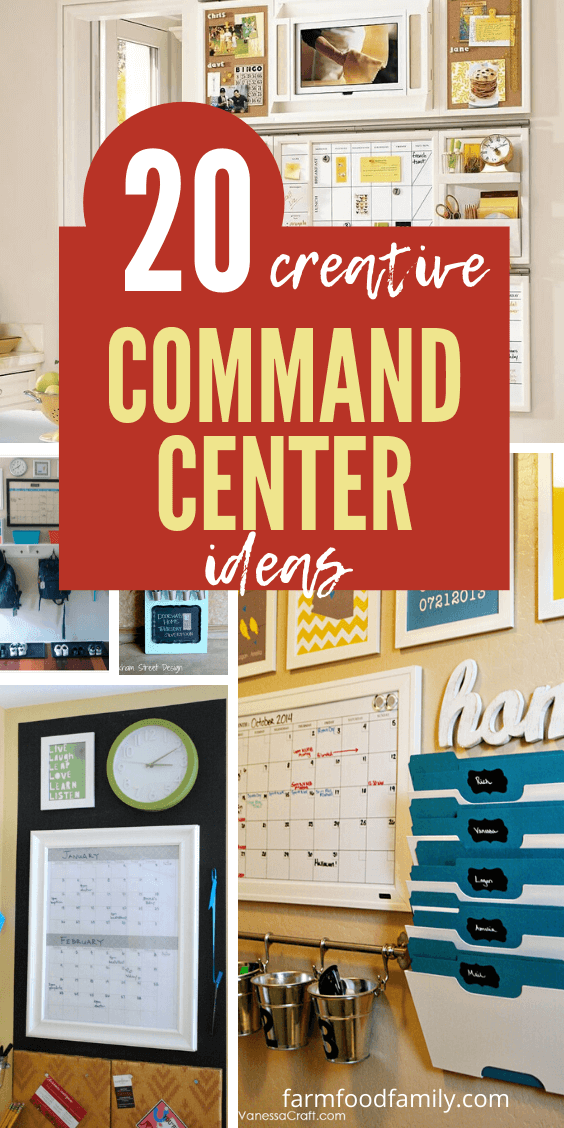 diy command center ideas