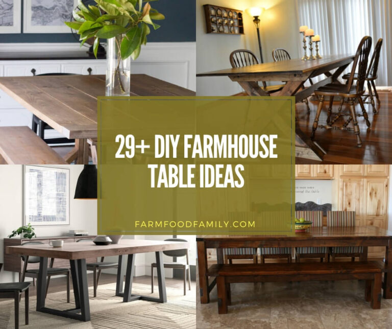 29+ Beautiful Farmhouse Table Ideas