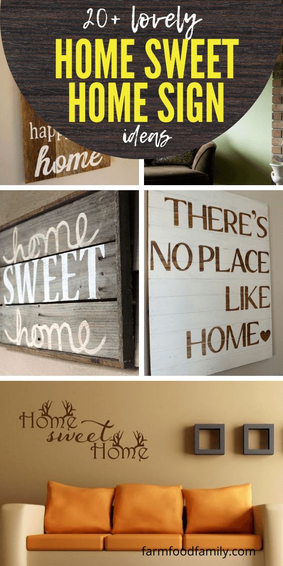 diy home sweet home sign ideas 1