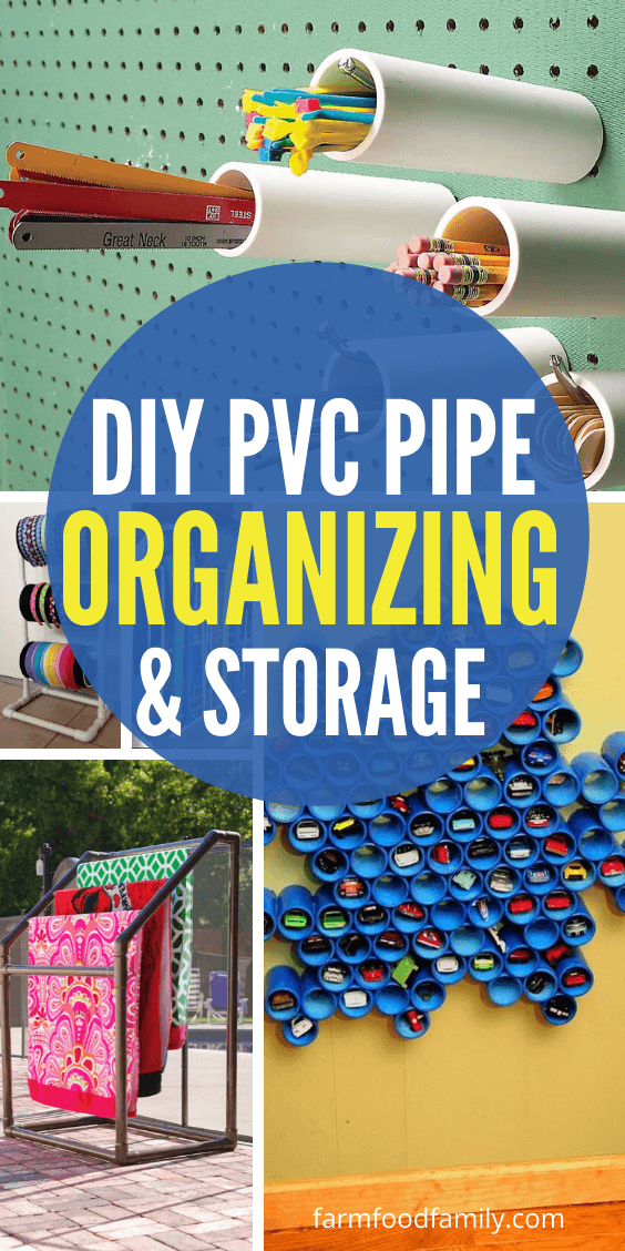 diy pvc pipe storage