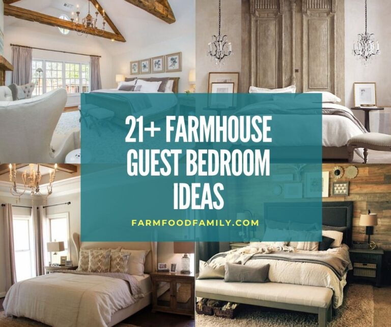 21+ Best Farmhouse Guest Room Ideas