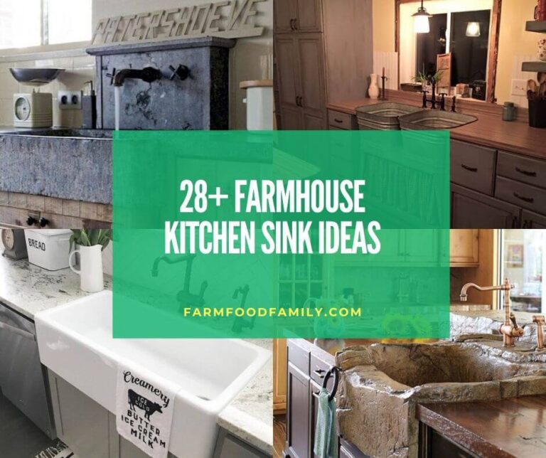 28+ Best Farmhouse Kitchen Sink Ideas & Designs