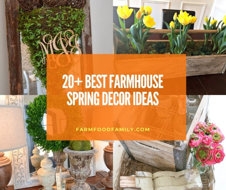 20+ Best Farmhouse Spring Decor Ideas