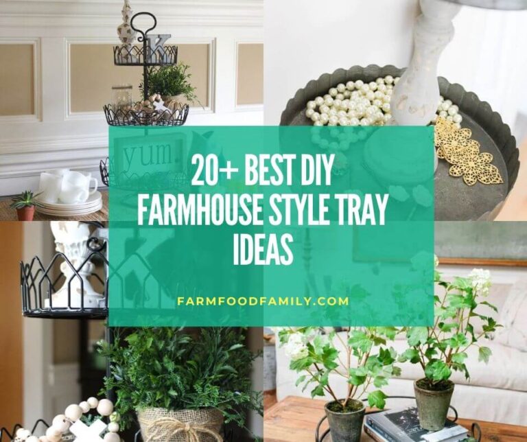 20+ Best Farmhouse Style Tray Ideas & Designs