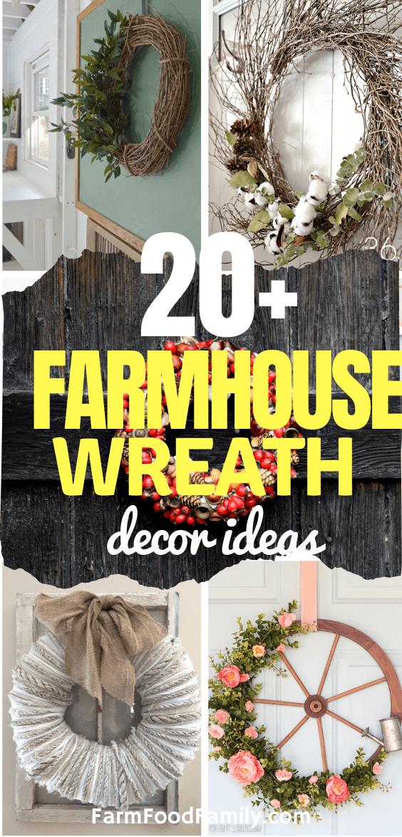 farmhouse wreath ideas