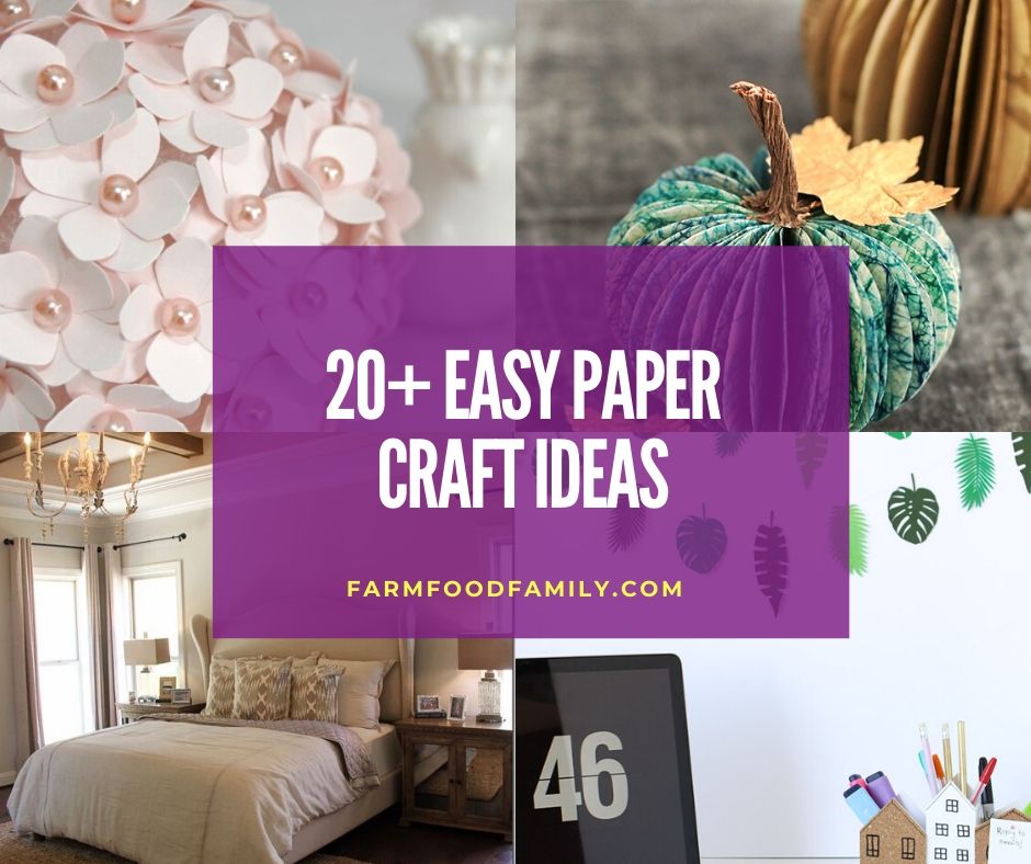 20 Fun Easy Paper Craft Decor Ideas