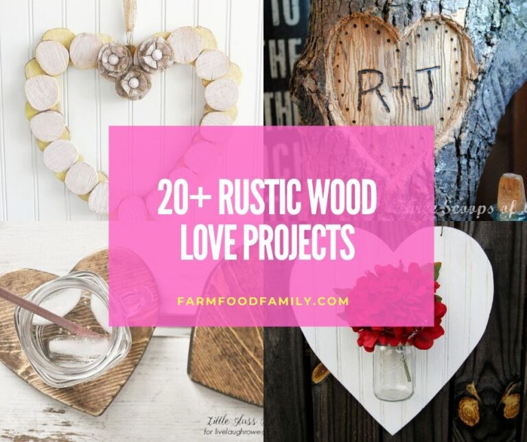 20+ Creative DIY Rustic Wood Heart Ideas & Projects