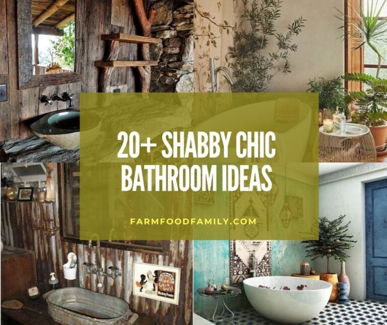 20+ Best Shabby Chic Bathroom Ideas & Projects