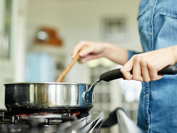 stay near the food while cooking