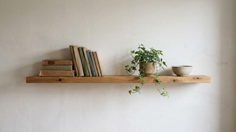 20 Sleek DIY Floating Shelf Ideas (With Stud, Anchor, and Safe-Finish Tips)