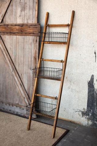 10 repurposed old ladder ideas