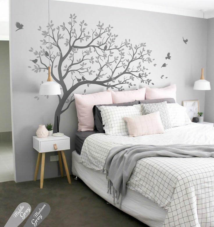 35 Stunning Grey Bedroom Ideas Designs Neutral Interiror Decors - What Color Walls With Grey Comforter