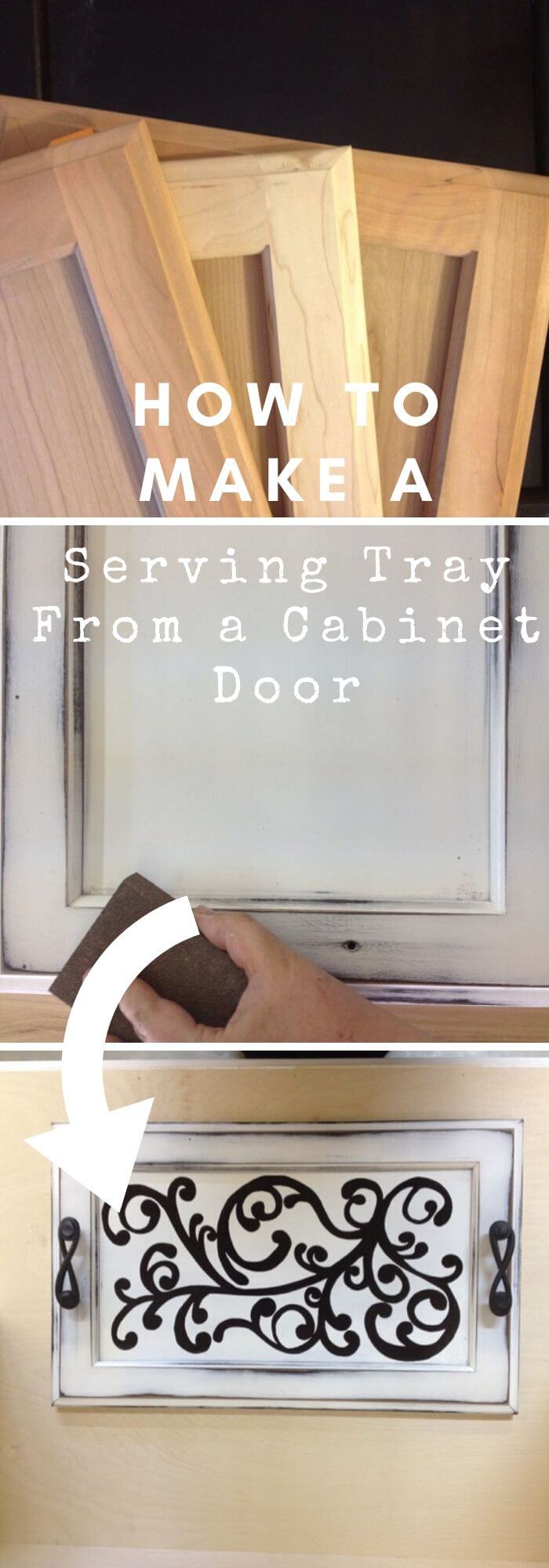16 repurposed cabinet door ideas