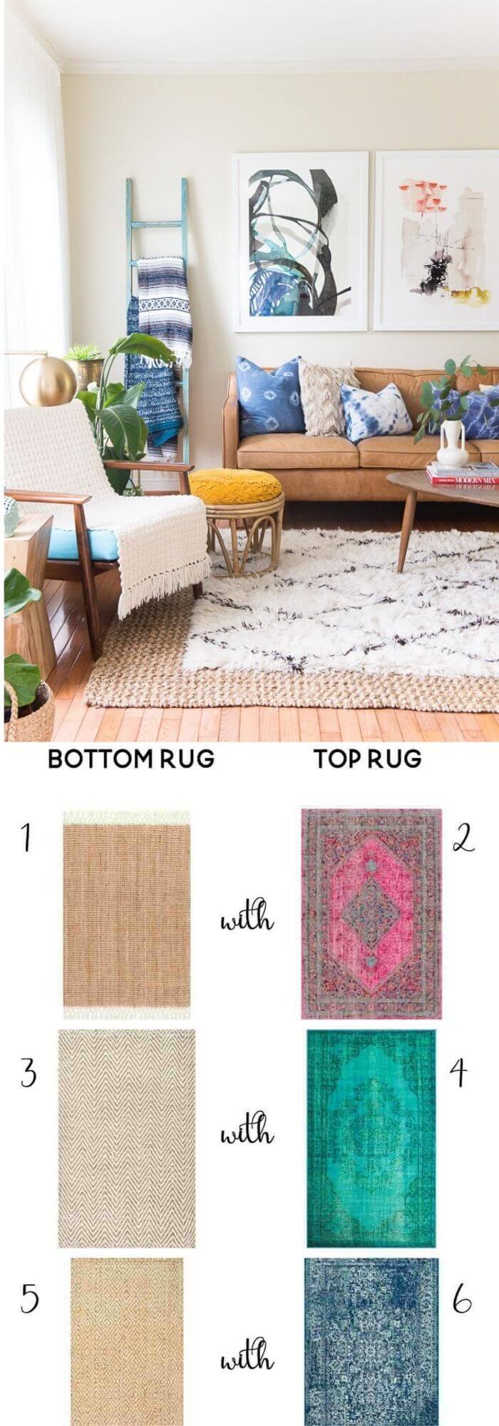 3 farmhouse rug ideas