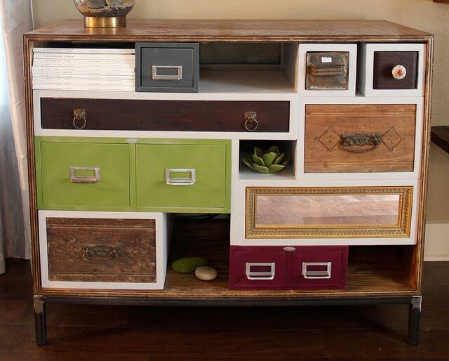6 recycled old drawer ideas