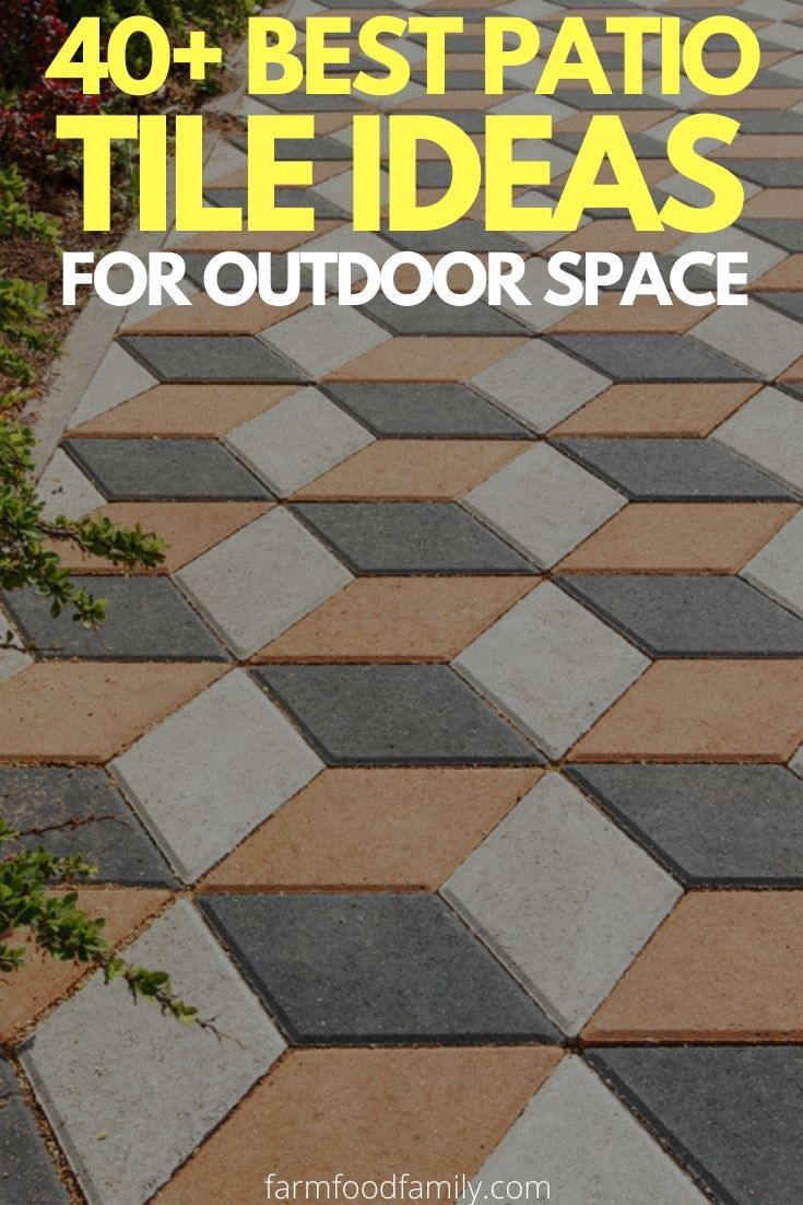 best patio tile ideas for outdoor space