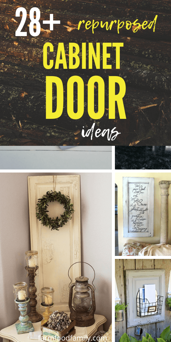 best repurposed cabinet door ideas