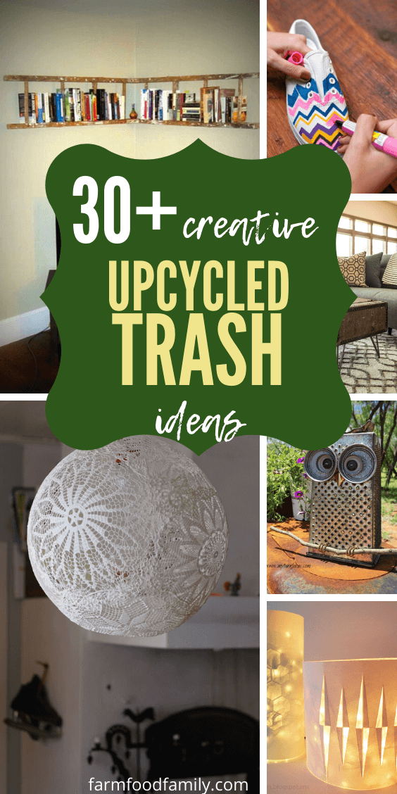 best upcycled trash ideas