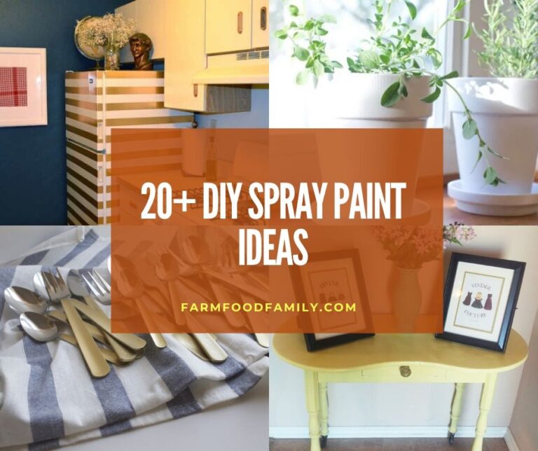 20+ Cool and Easy Spray Paint Project Ideas Will Transform Your Furnitures