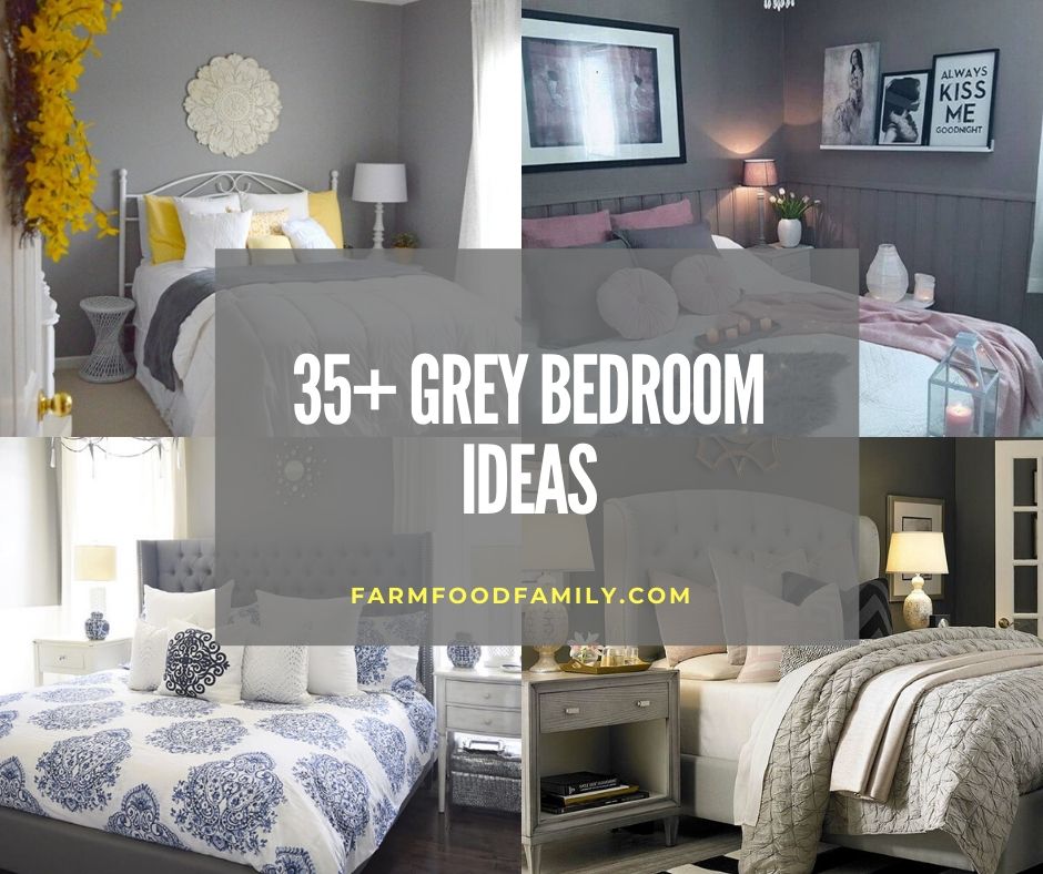 35 Stunning Grey Bedroom Ideas Designs Neutral Interiror Decors - What Color Walls Go With Dark Grey Bedding